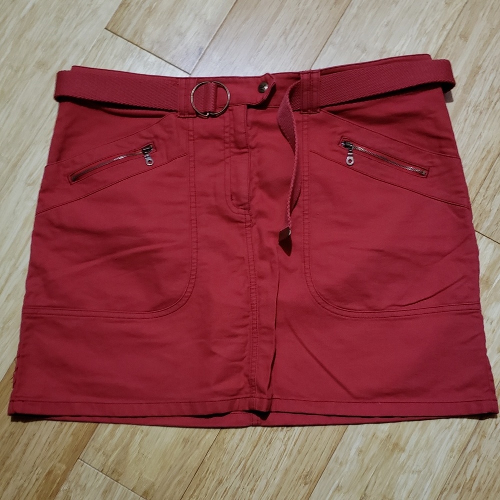 NWOT Vintage H&M mini skirt with D-ring belt